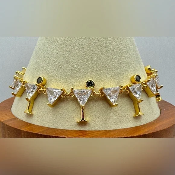 KATE SPADE Shaken Or Stirred Tennis Bracelet NWT w/Dust Bag - Picture 4 of 7